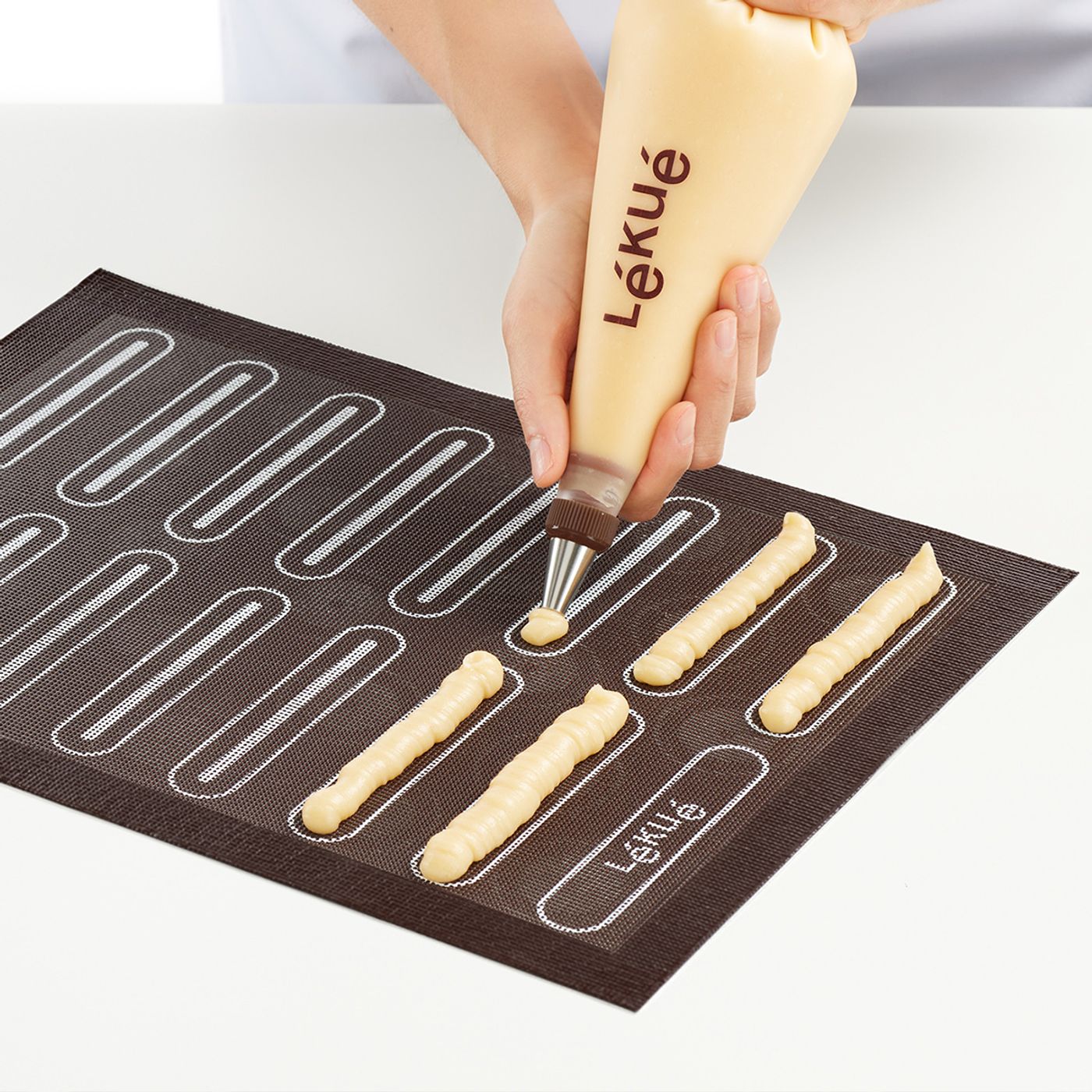 Tapis de cuisson en silicone choux & éclairs